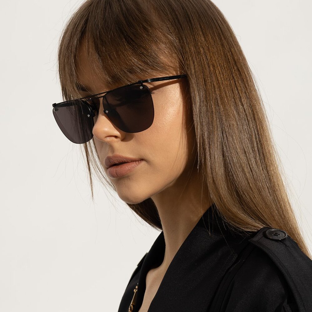 NEW SAINT LAURENT SL600 001 BLACK UNISEX SUNGLASSES SAINT LAURENT SL600 001 - Picture 7 of 14